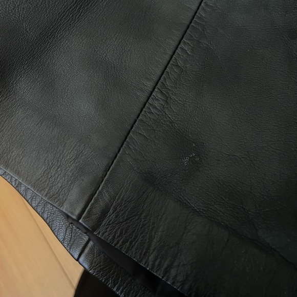 Vakko Sport Black 100% Leather Blazer Jacket XS - Picture 12 of 12